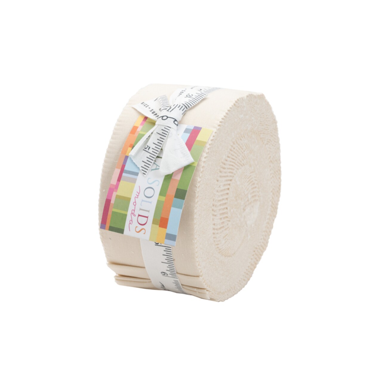 Bella Solids 2.5" Strip Roll (Jelly Roll) in Natural by Moda for Moda (9900JR 12)
